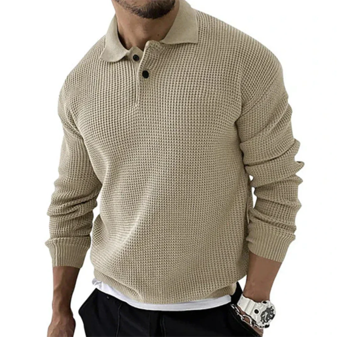 Mack | Herren Langarm Polo Hemd | Warme