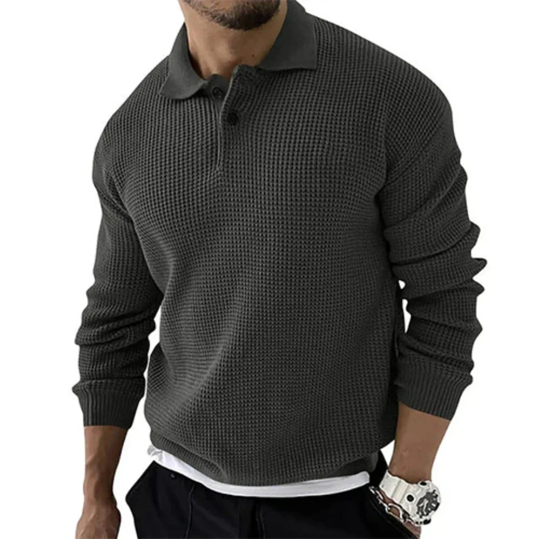 Mack | Herren Langarm Polo Hemd | Warme