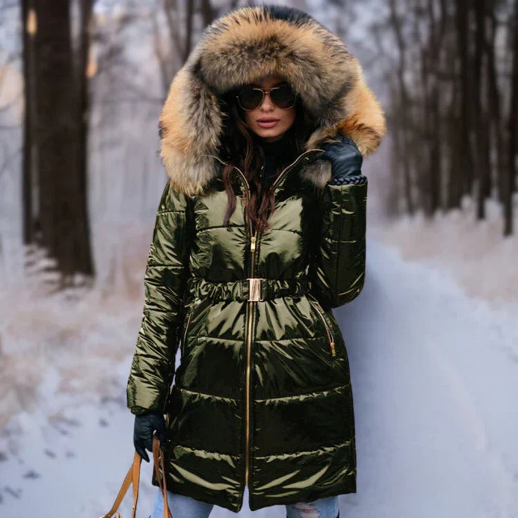 Wunderschön Lange Winterjacke für Damen
