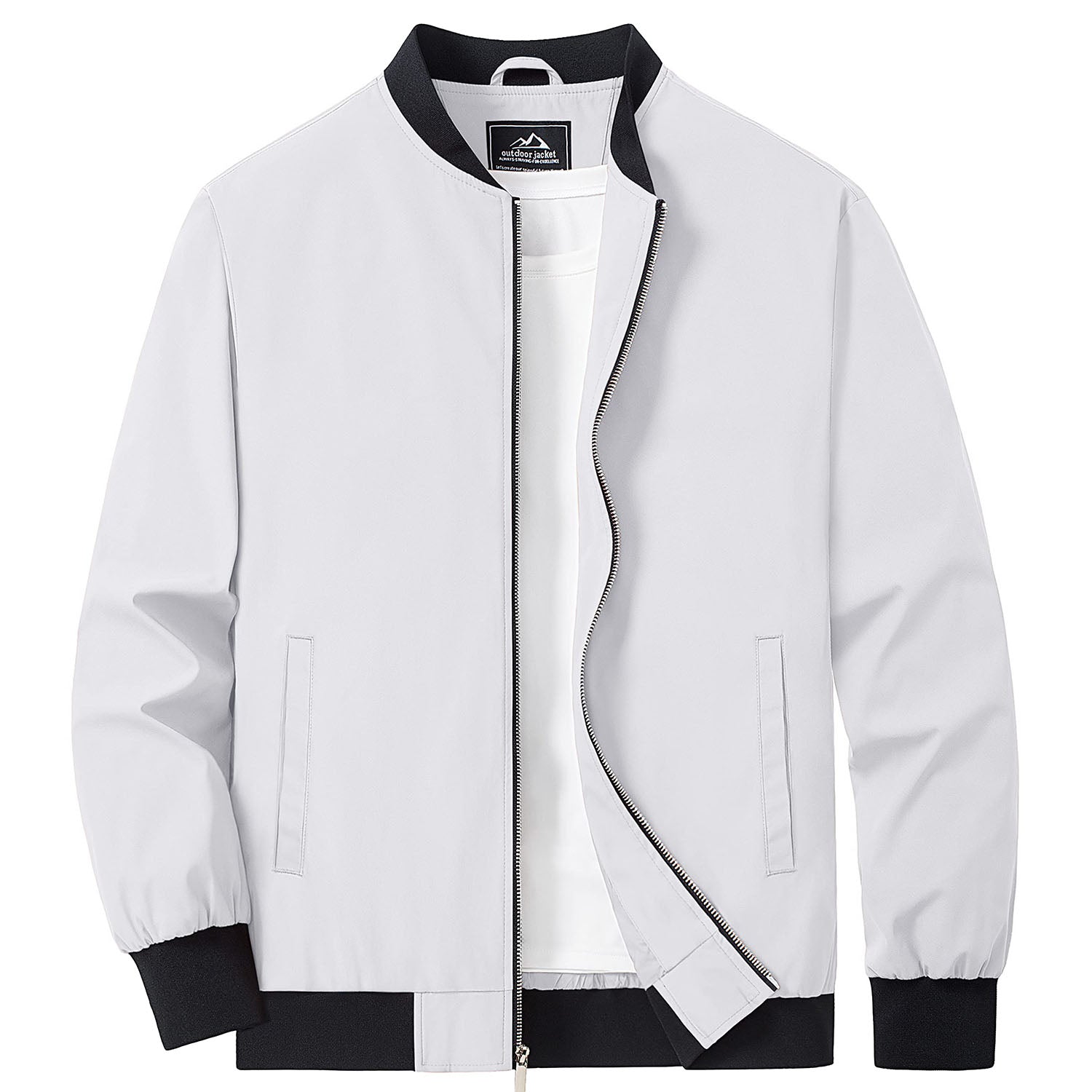 Richard - Unifarbene Bomberjacke für Männer