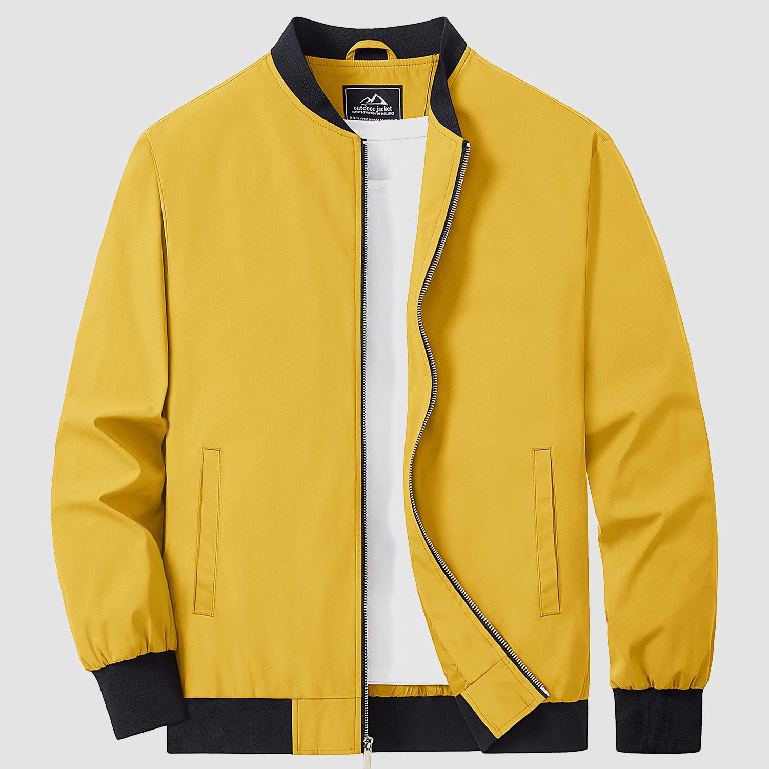 Richard - Unifarbene Bomberjacke für Männer