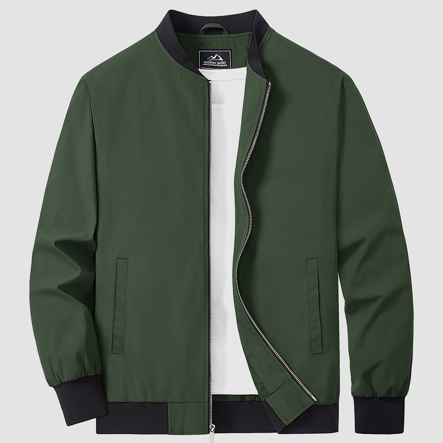 Richard - Unifarbene Bomberjacke für Männer