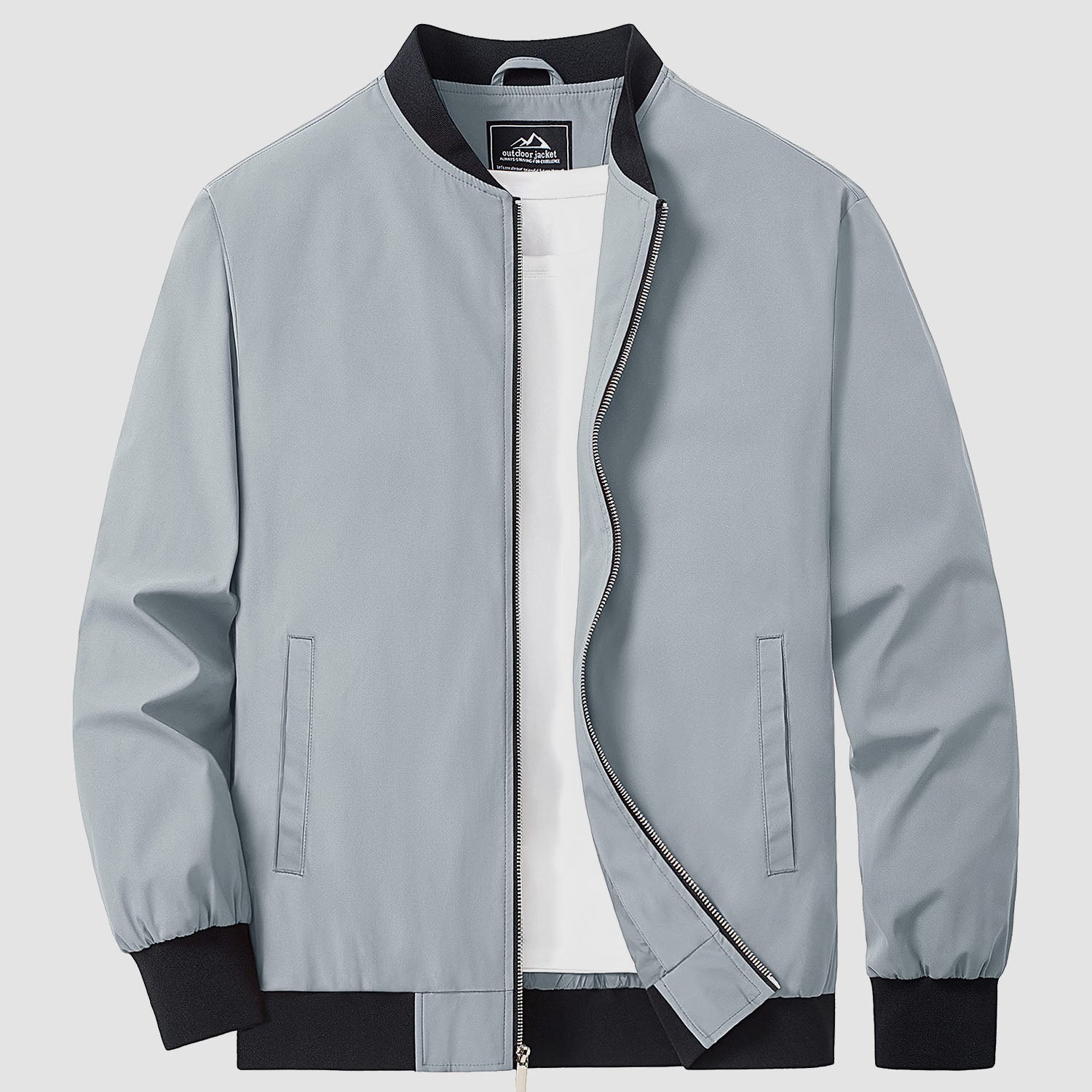 Richard - Unifarbene Bomberjacke für Männer