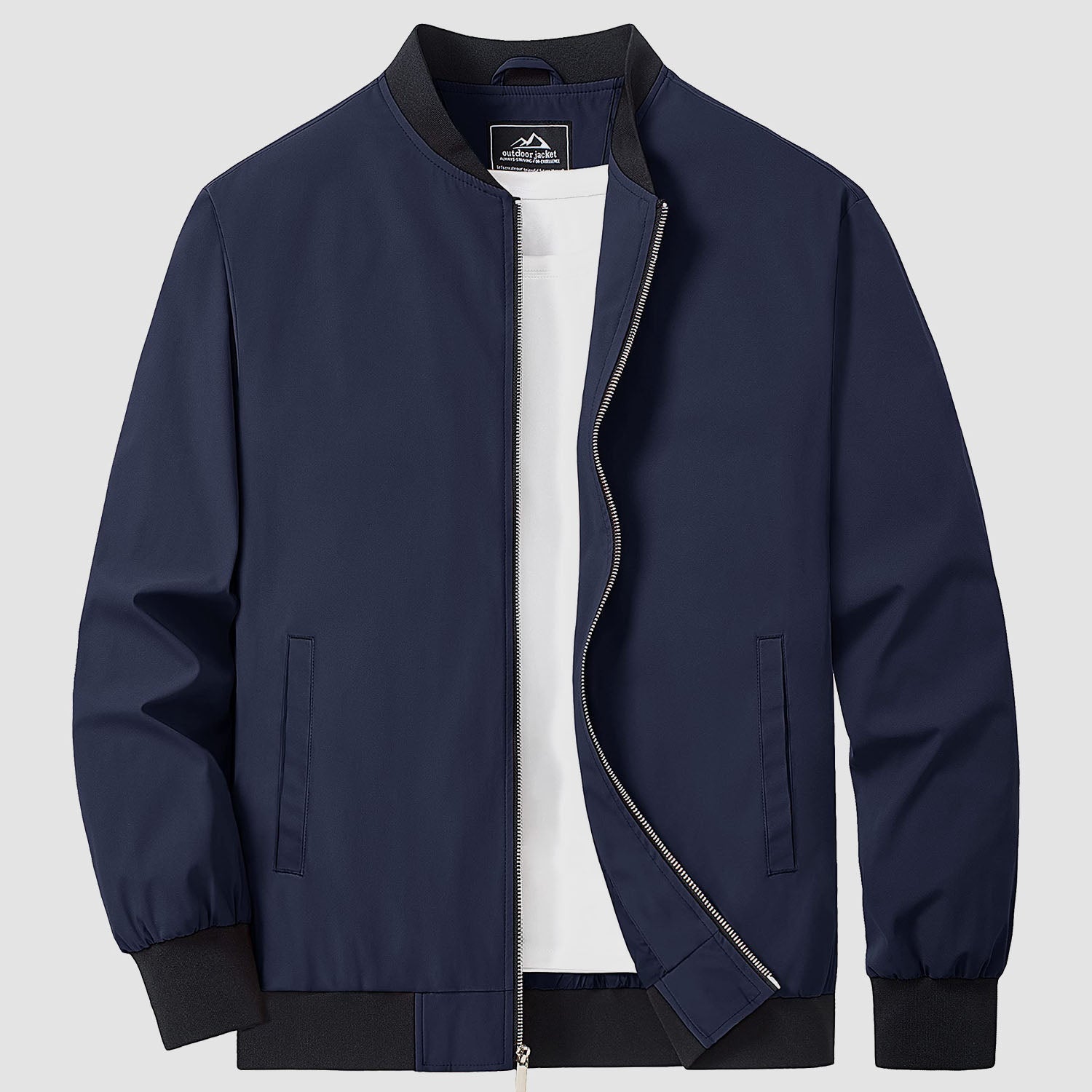 Richard - Unifarbene Bomberjacke für Männer