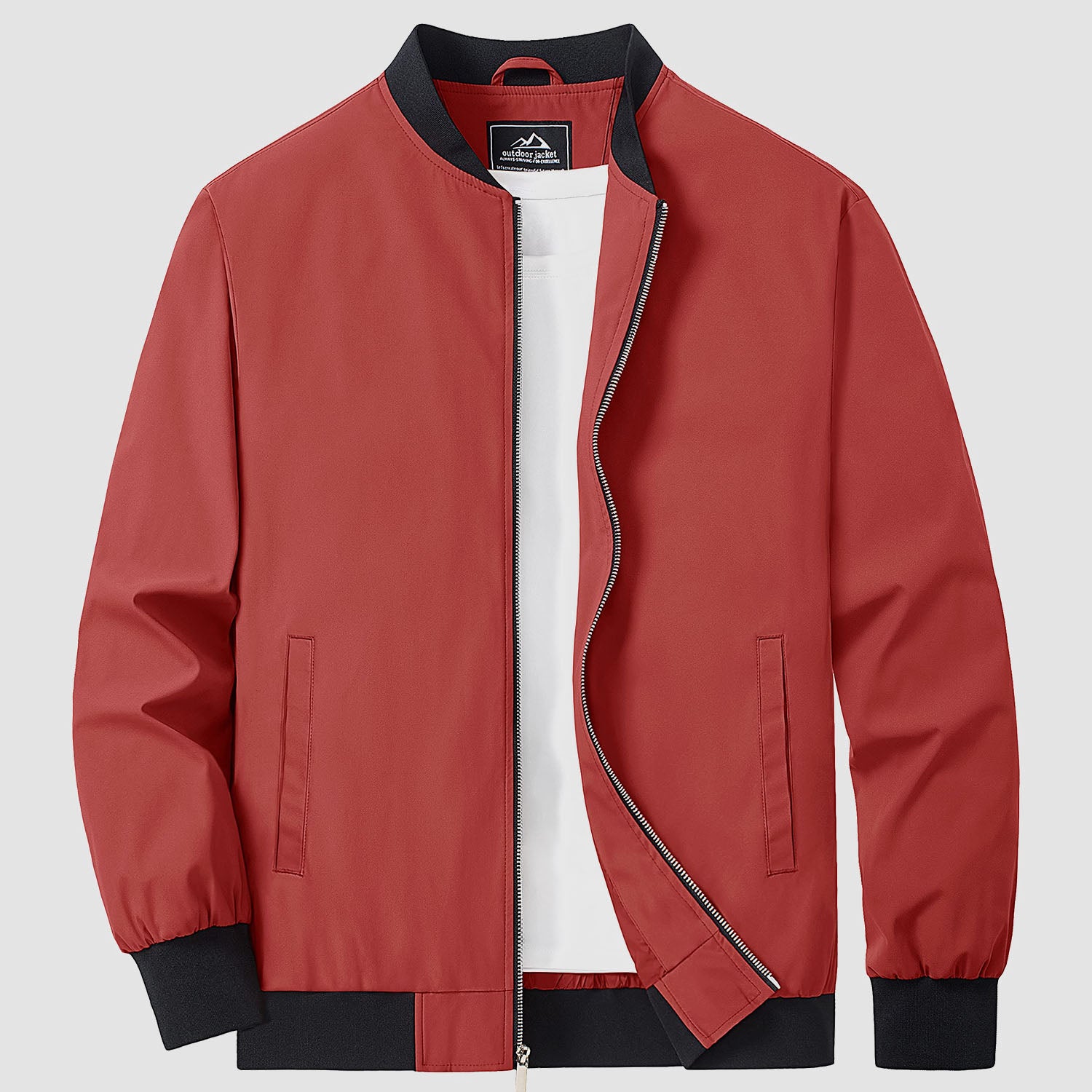 Richard - Unifarbene Bomberjacke für Männer