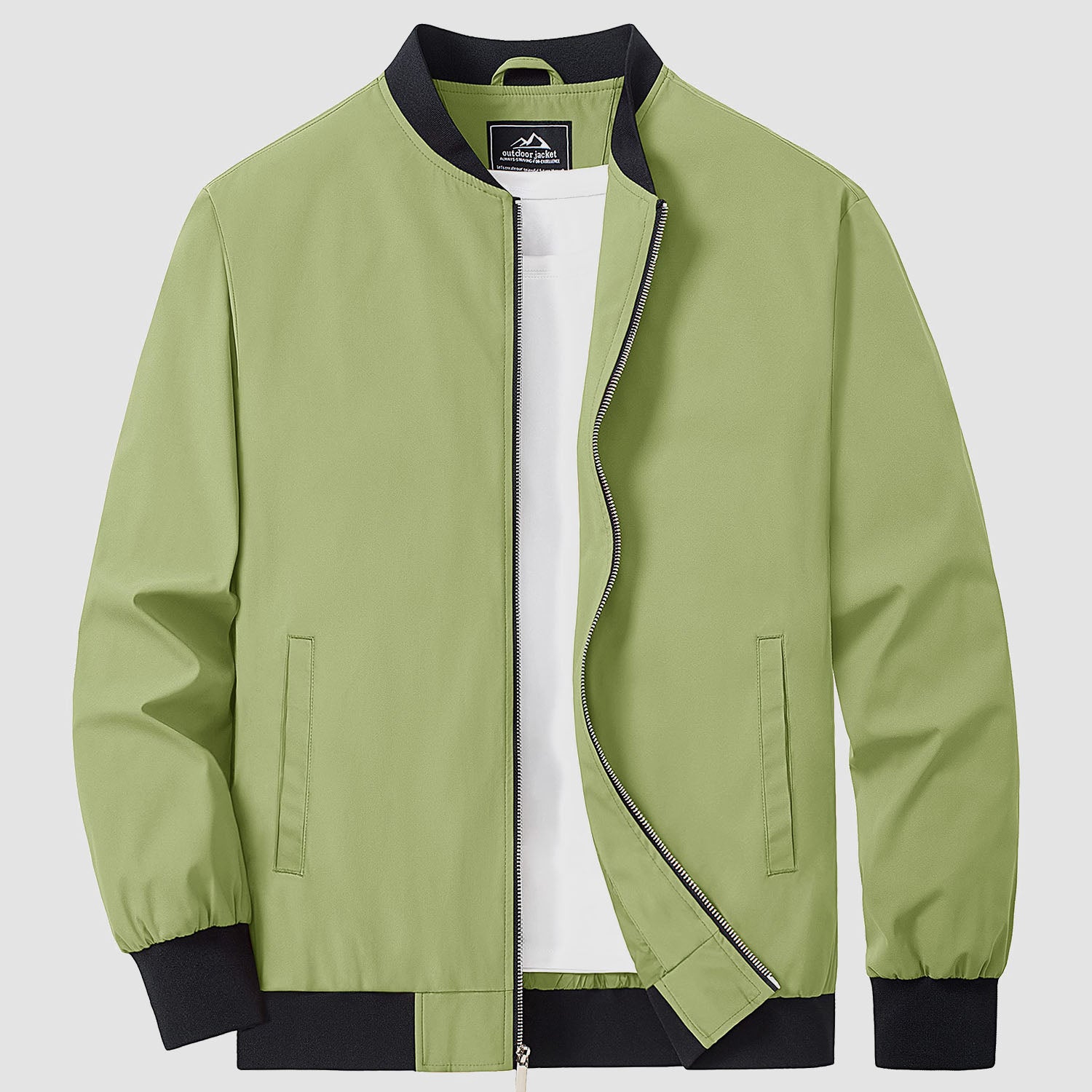 Richard - Unifarbene Bomberjacke für Männer