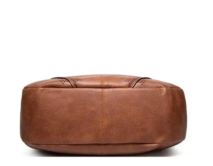Minervas Klassische Vielseitigkeit | Vintage Ledertasche