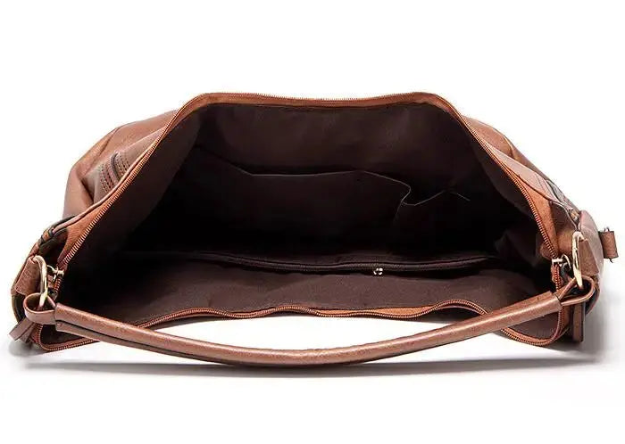 Minervas Klassische Vielseitigkeit | Vintage Ledertasche