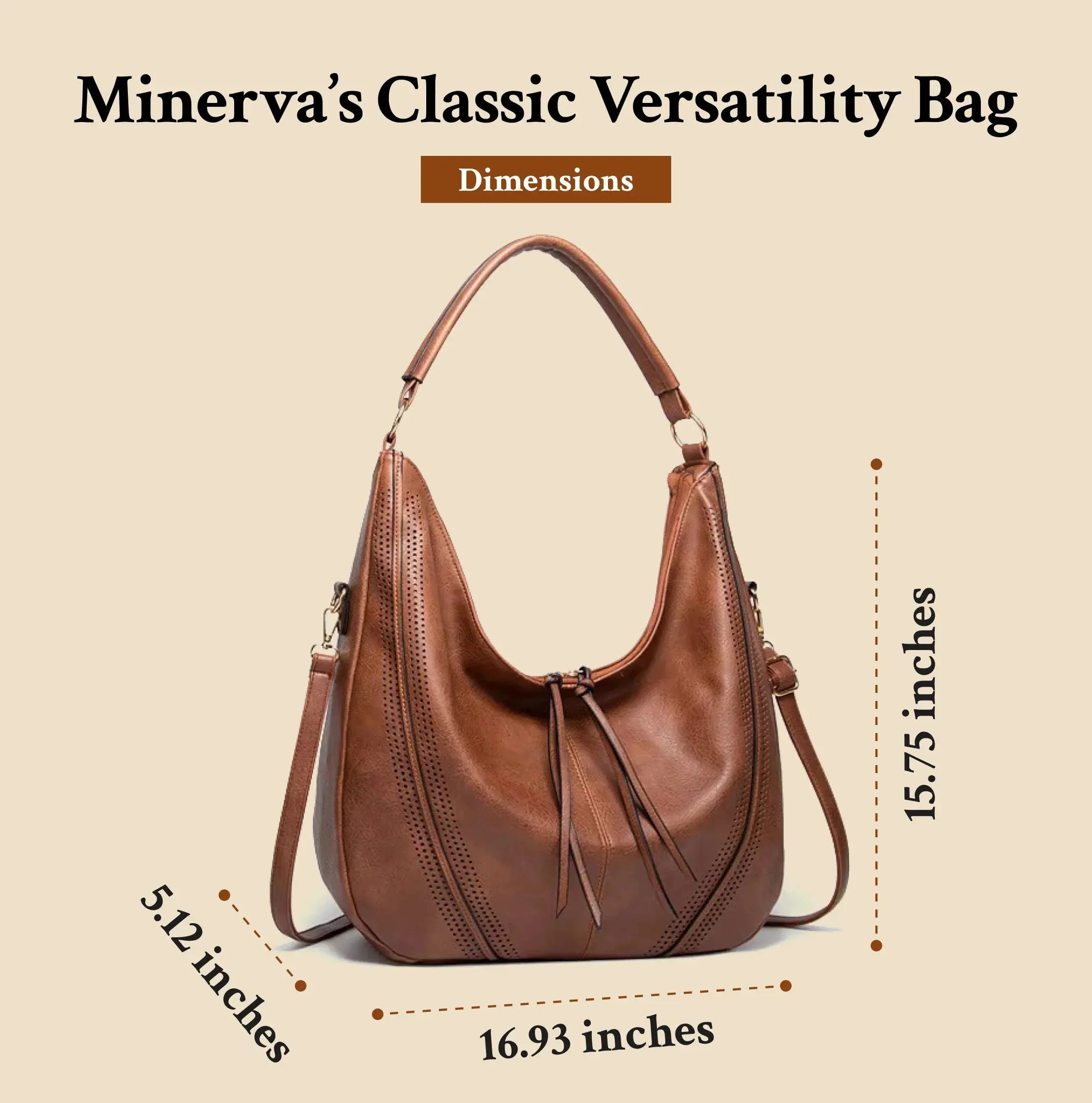 Minervas Klassische Vielseitigkeit | Vintage Ledertasche
