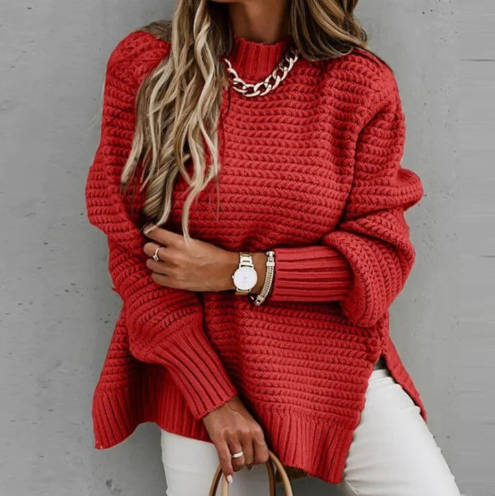 Damen Strick-Sweatshirt mit weichem Stoff – Hannah