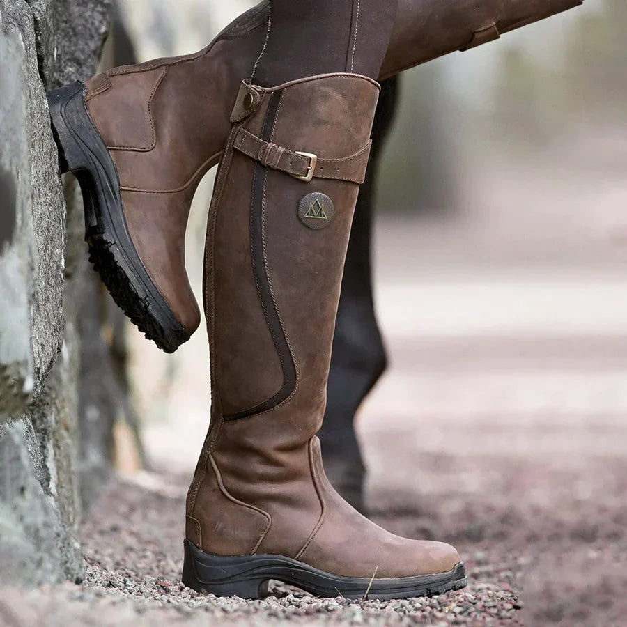 Jorja | Gladiator-Stiefel mit niedrigem Absatz