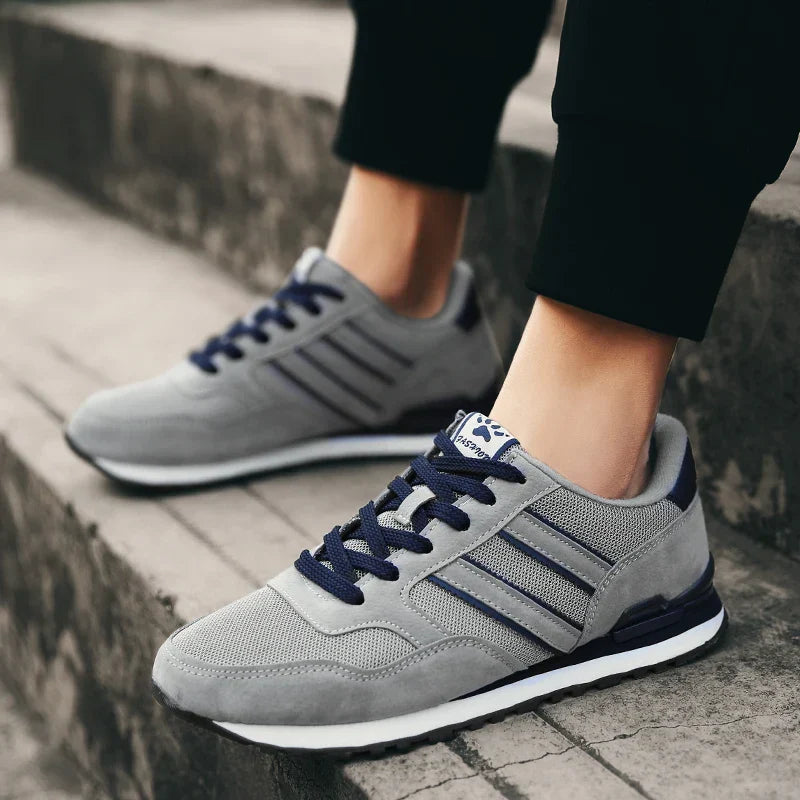 Graue Atmungsaktive Sneaker - Noah