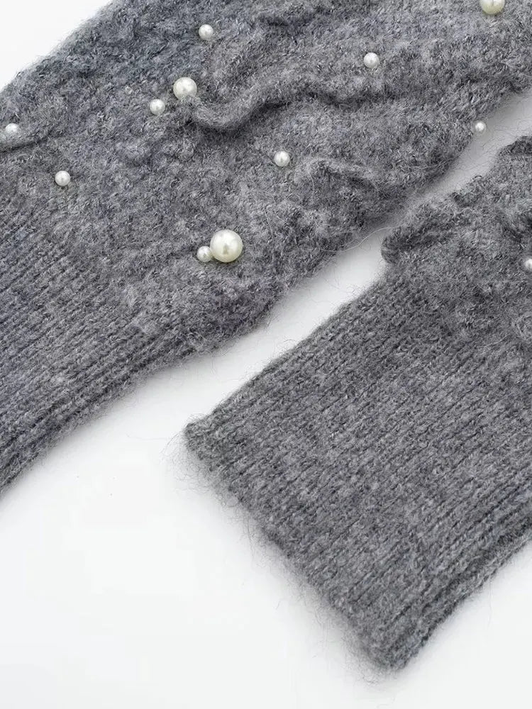 Merel | Pullover mit Perlenstruktur