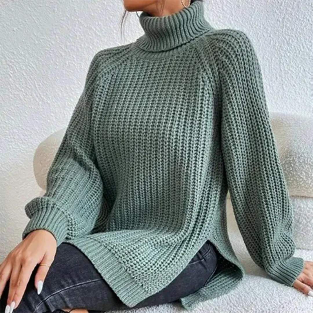 Noria | Damen Winter Warme Pullover | Rollkragen