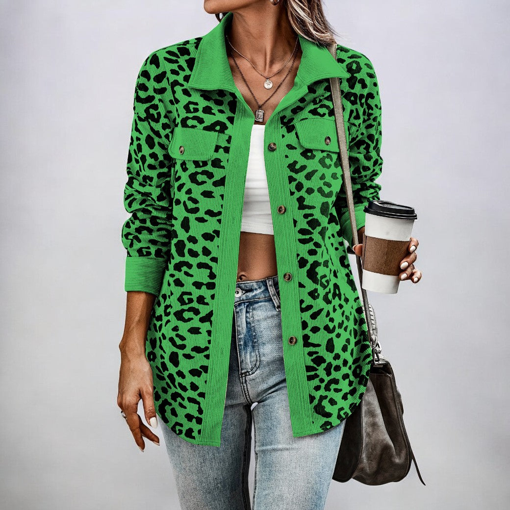 Maya | Stilvolle Leopardenjacke