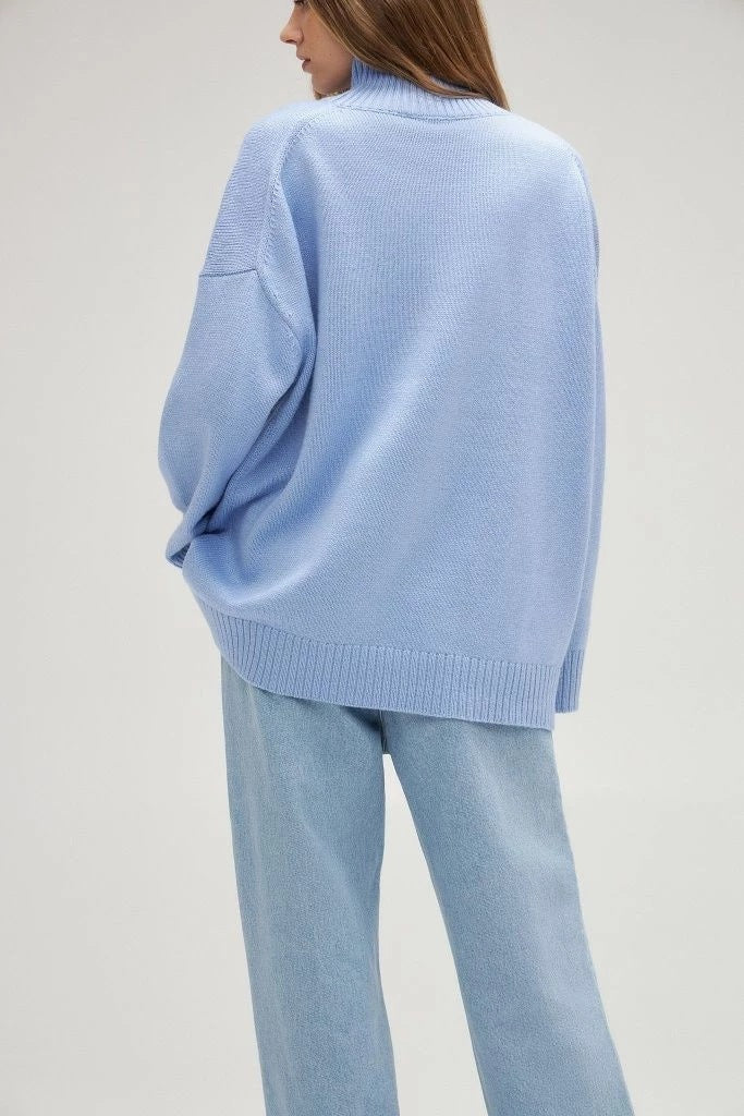 Gemütlicher Rollkragenpullover