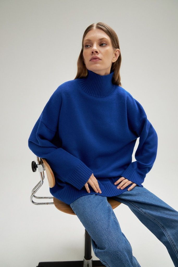 Gemütlicher Rollkragenpullover