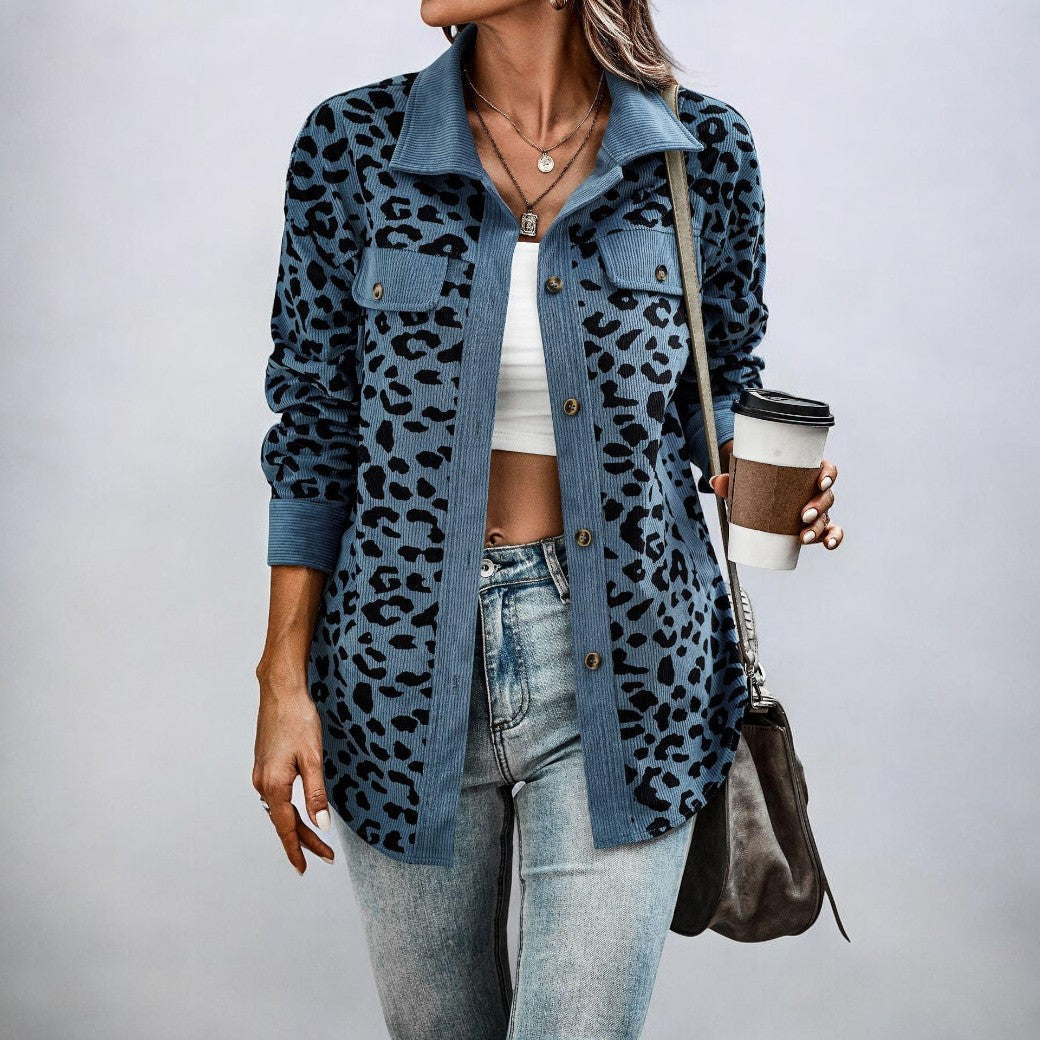 Maya | Stilvolle Leopardenjacke