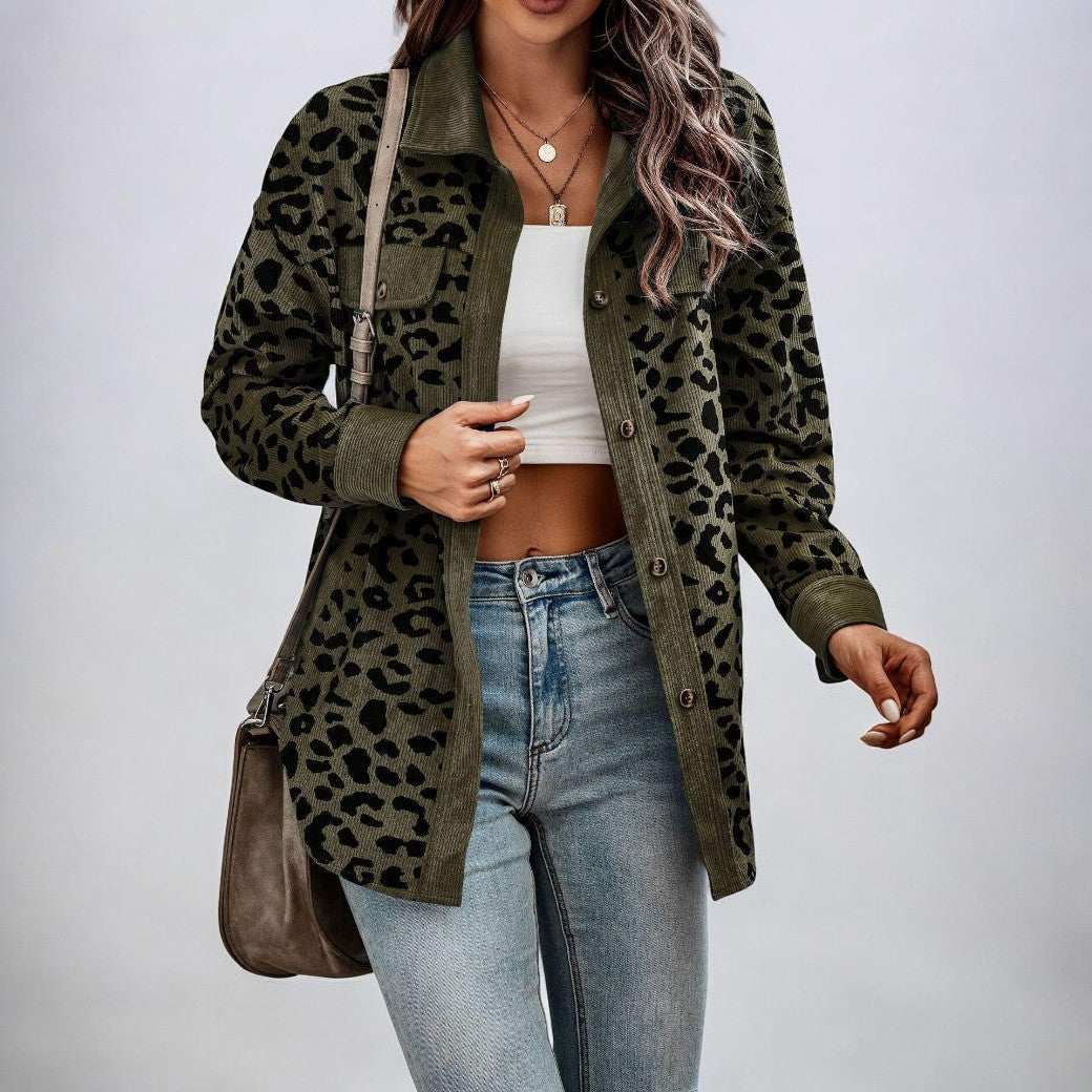 Maya | Stilvolle Leopardenjacke