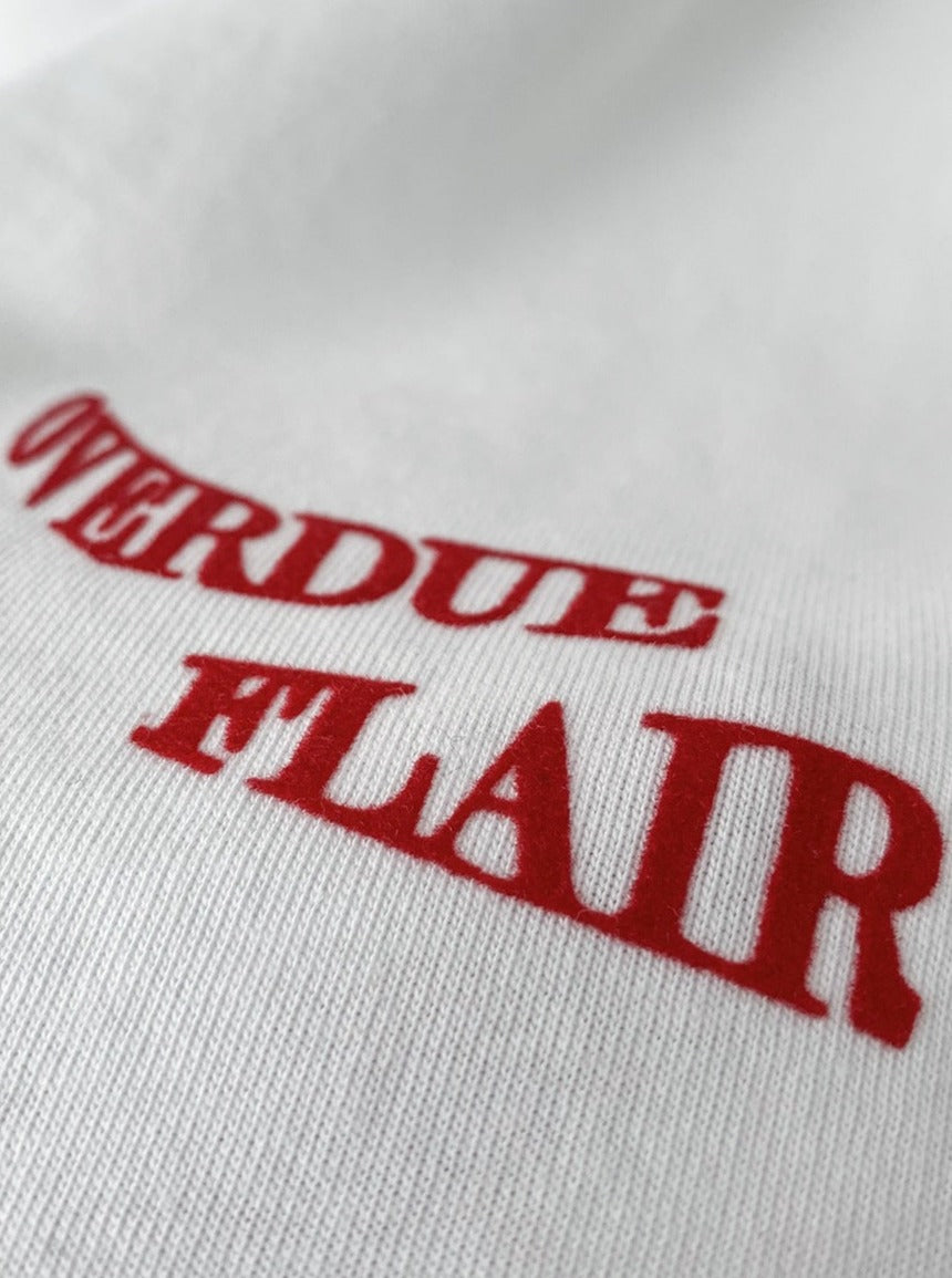 Lockeres T-Shirt mit kurzen Ärmeln und Buchstaben-Print