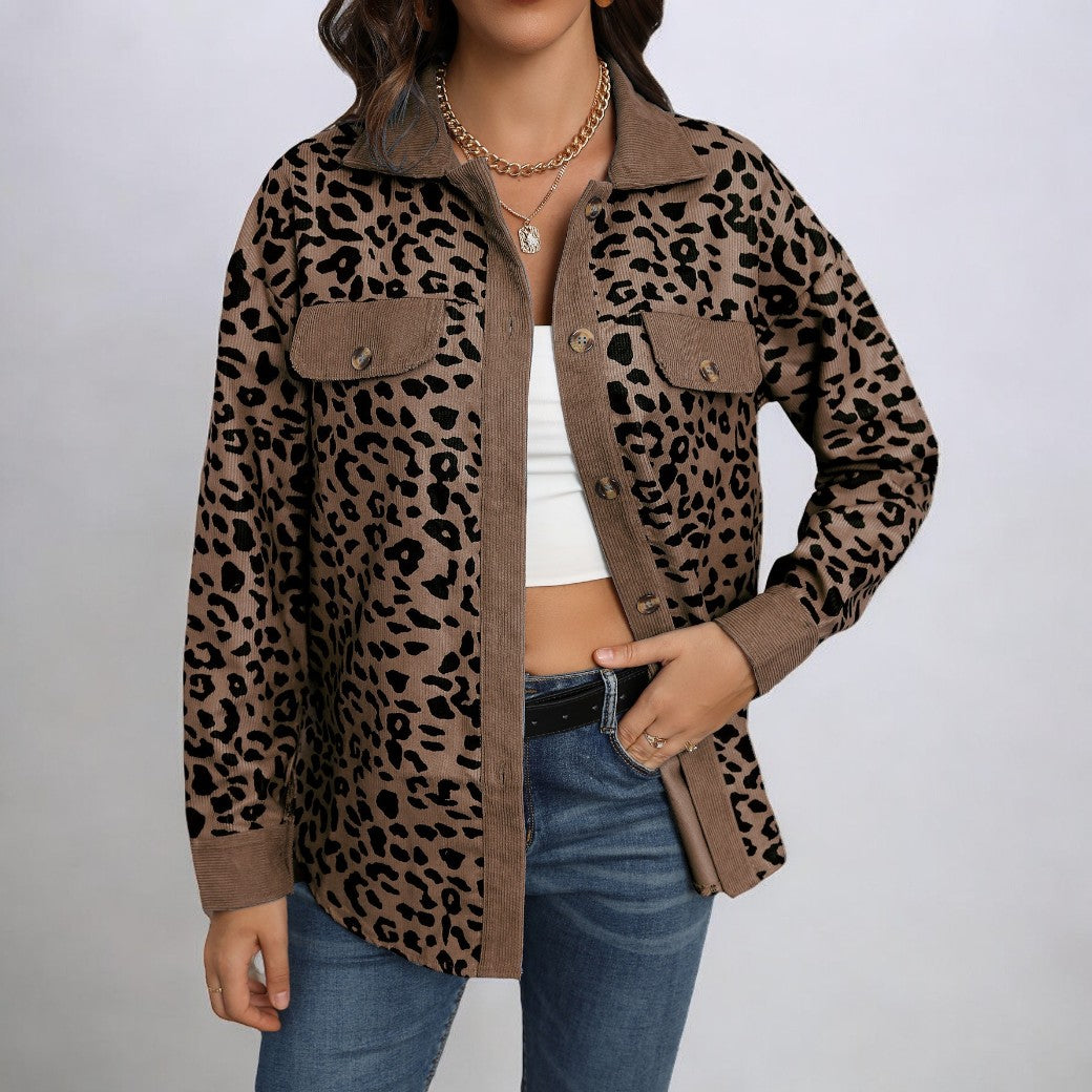 Maya | Stilvolle Leopardenjacke