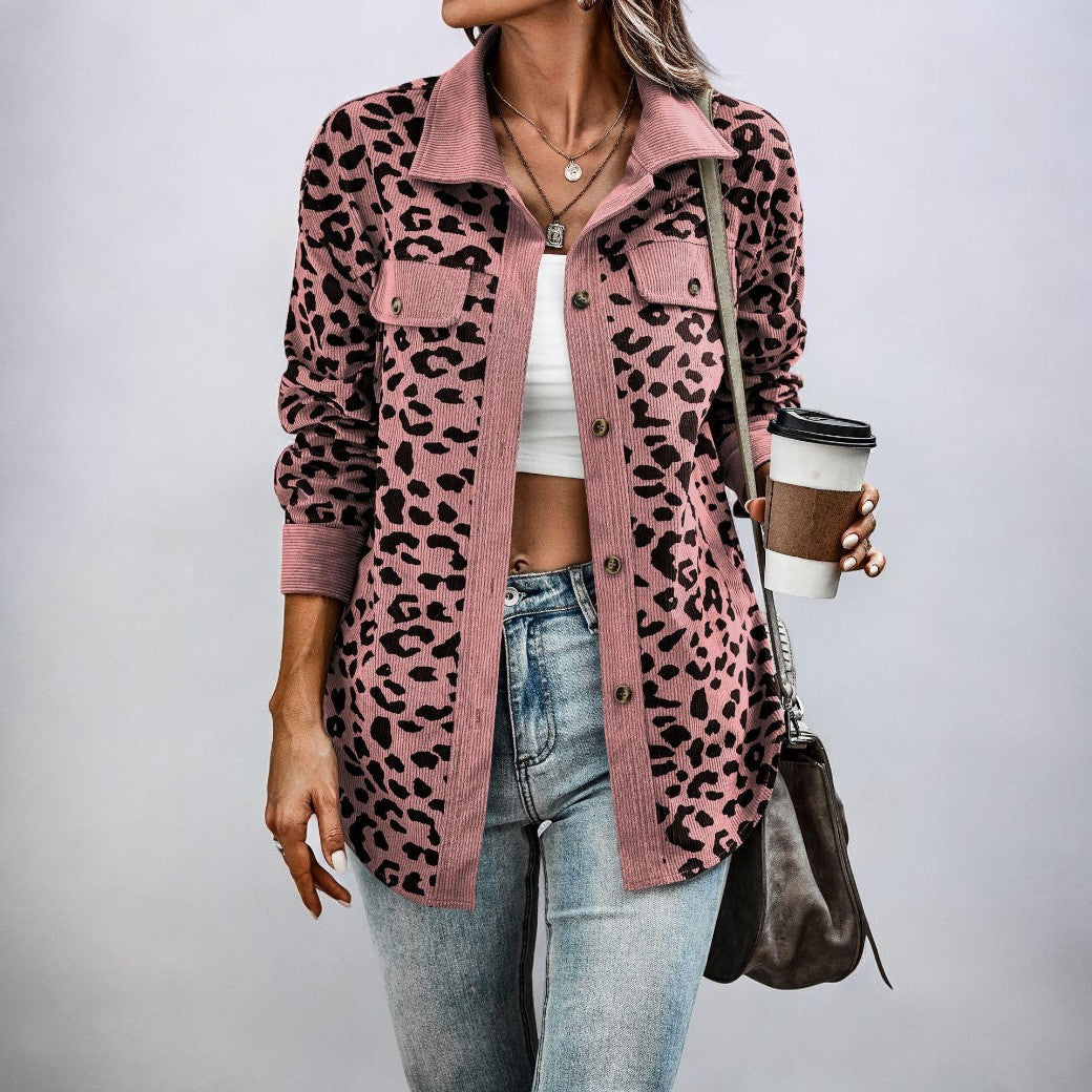 Maya | Stilvolle Leopardenjacke