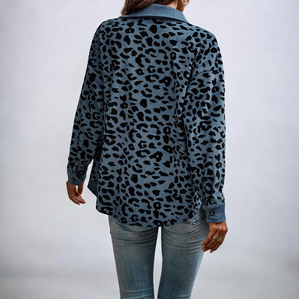 Maya | Stilvolle Leopardenjacke