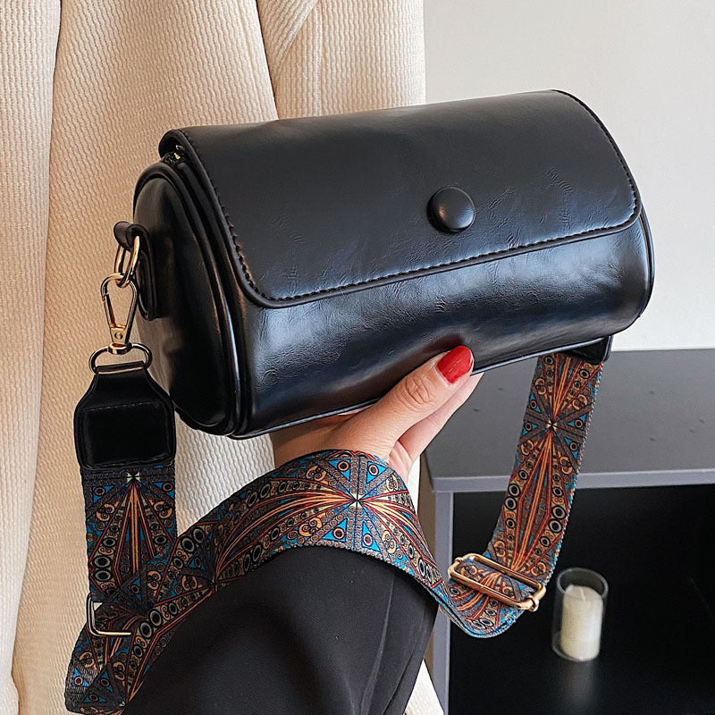 Stilvolle Vintage-Schultertasche aus Leder
