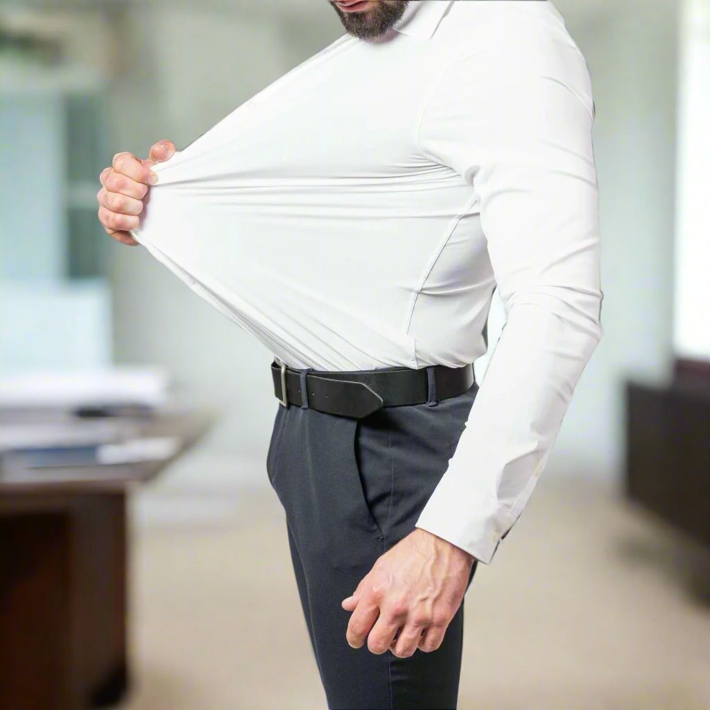Herren Businesshemd Slim Fit Bügelfrei Baumwolle – Rendano