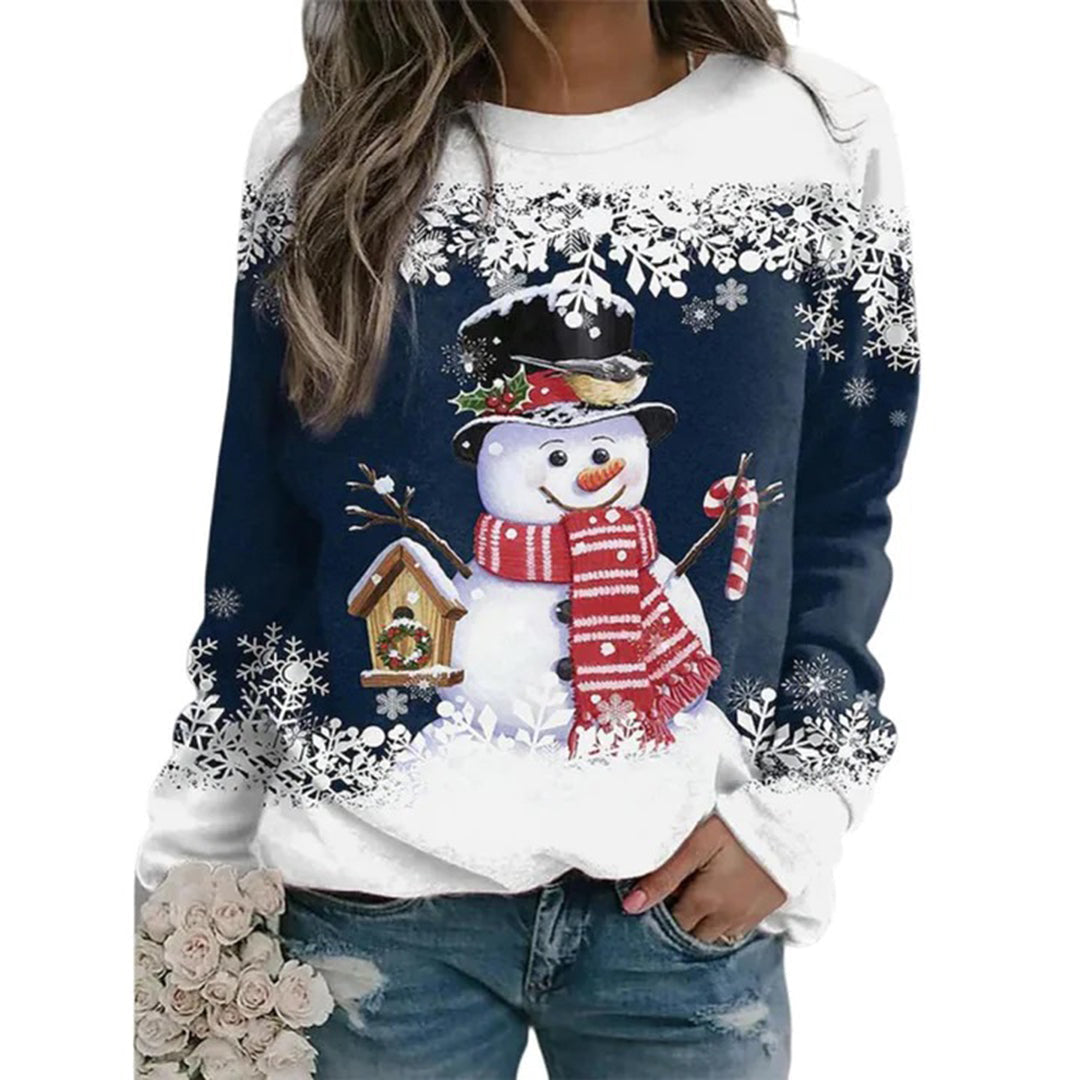 Weihnachtlicher Winterpullover für Damen