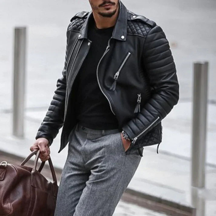 Herren Designer Lederjacke