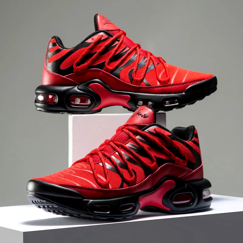 Sylvan - Rote Top-Tier Sneakers