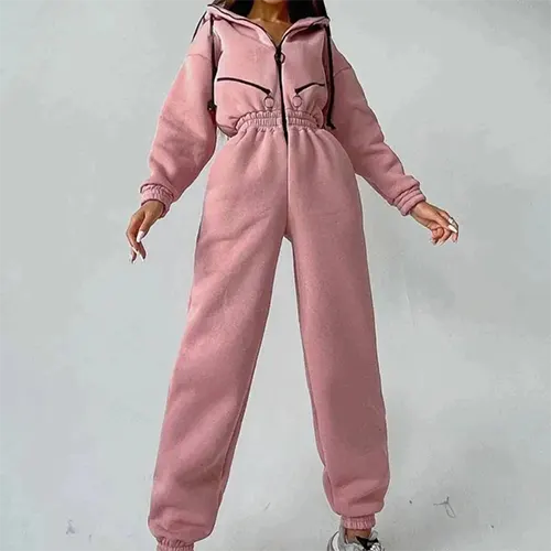 Salenzia | Damen Winter Jumpsuit | Warme