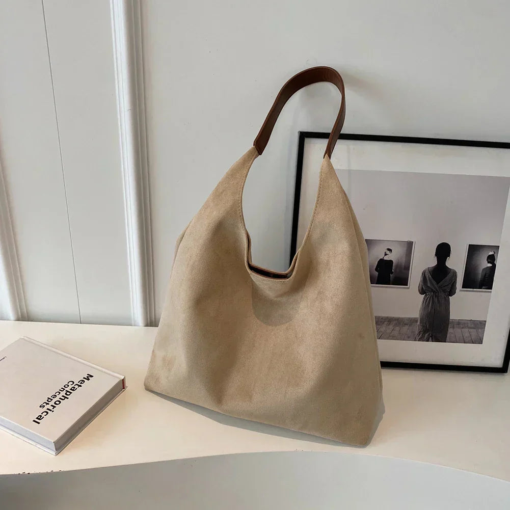 Luxuriöse Samt-Tote-Tasche Für Frauen