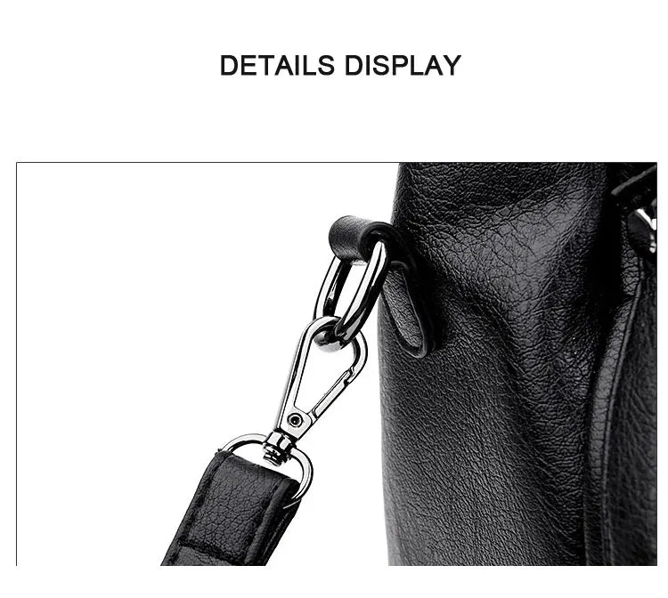 Ella™ - Eimertasche aus Leder im Retro-Stil