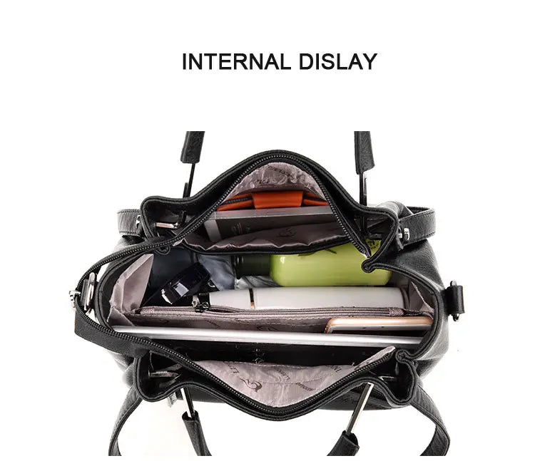 Ella™ - Eimertasche aus Leder im Retro-Stil
