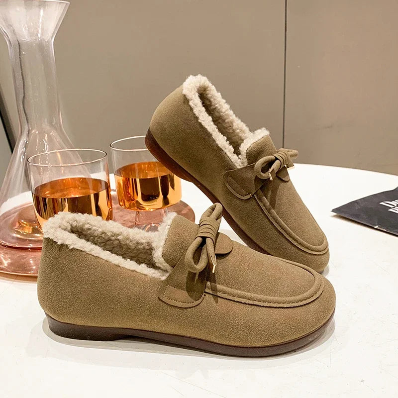 Lily | Winter Flache Schuhe Damen Warm und Modisch