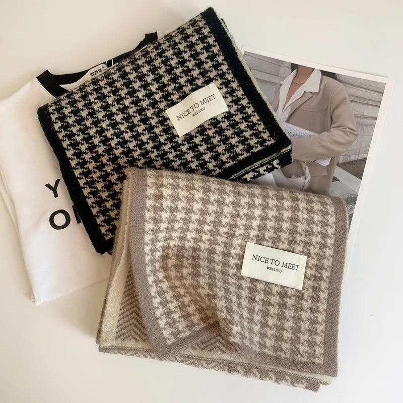 Wollschal Damen warm für Herbst und Winter – Norvia