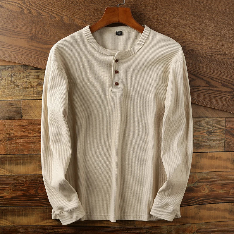 Terence - Khaki Baumwollmischung Hemd