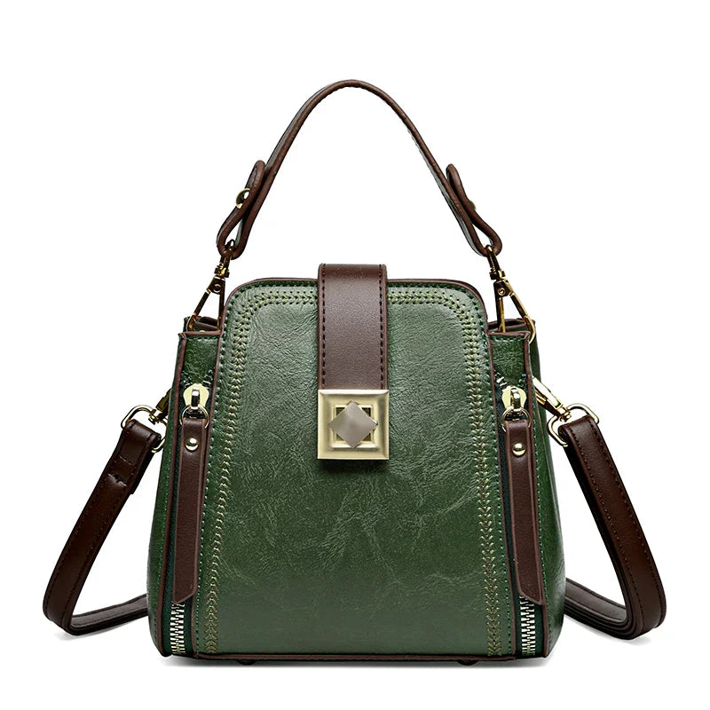Mischa™ | Handtasche mit klassischer Eleganz und goldenen Akzenten