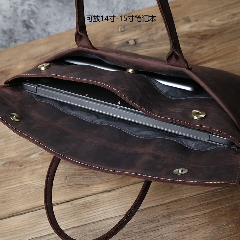 Cäcilio™ | Vintage Leder Herren Aktentasche