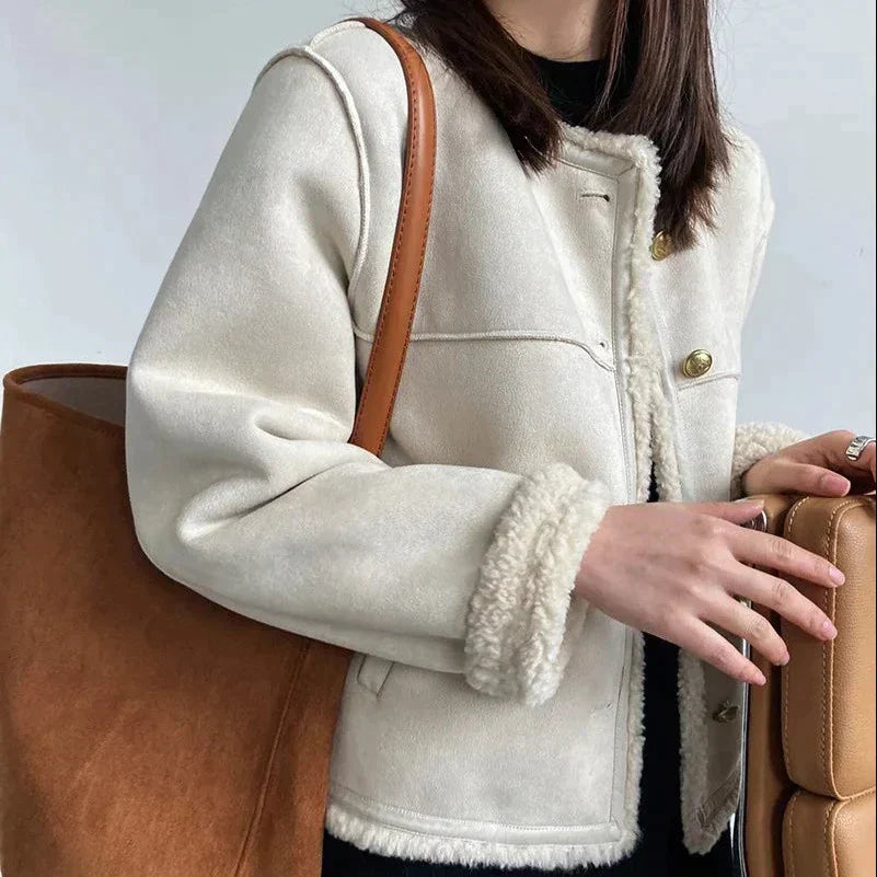 Lyuba™ - Luxus-Wildlederjacke
