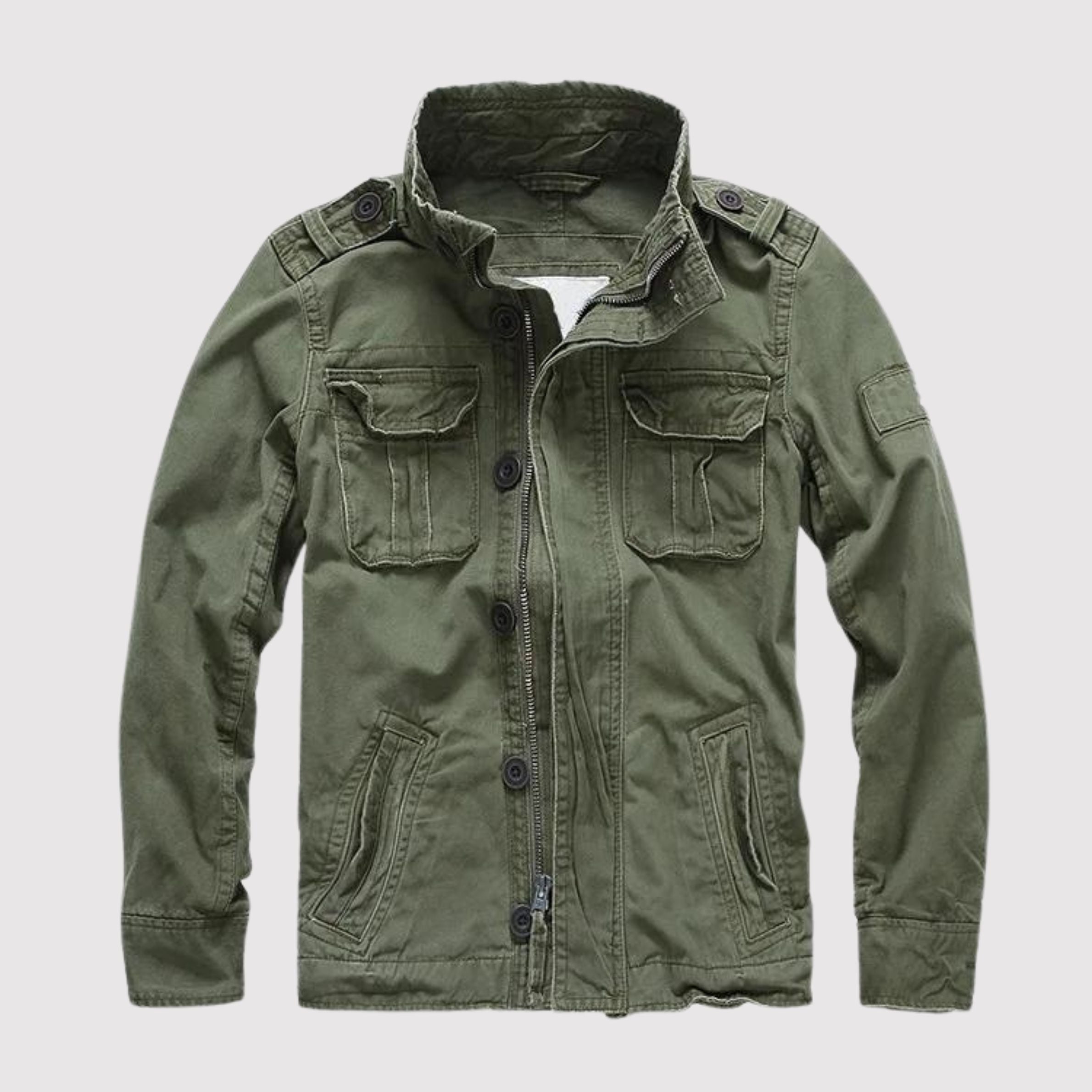Retro-Jacke mit mehreren Taschen für Männer
