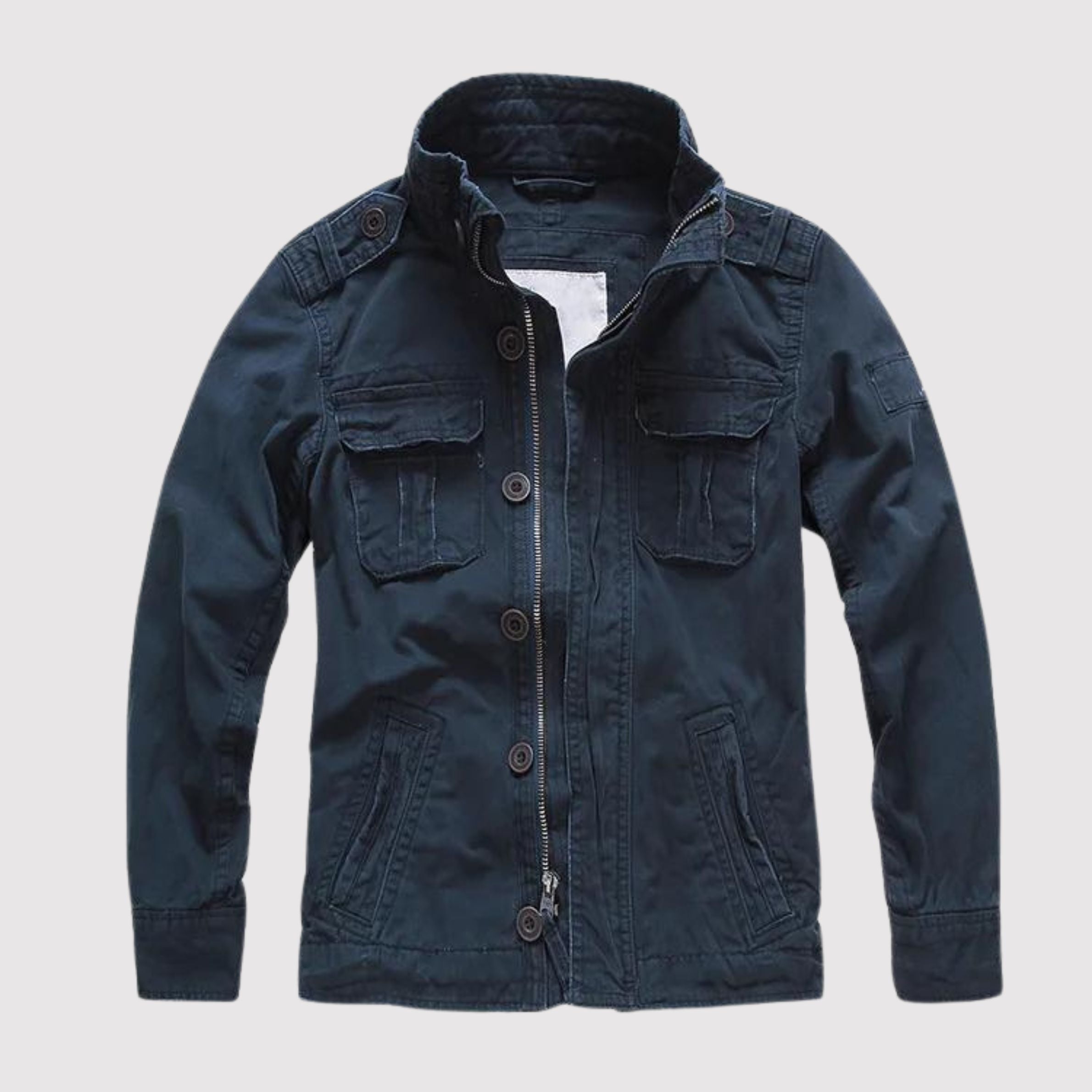 Retro-Jacke mit mehreren Taschen für Männer