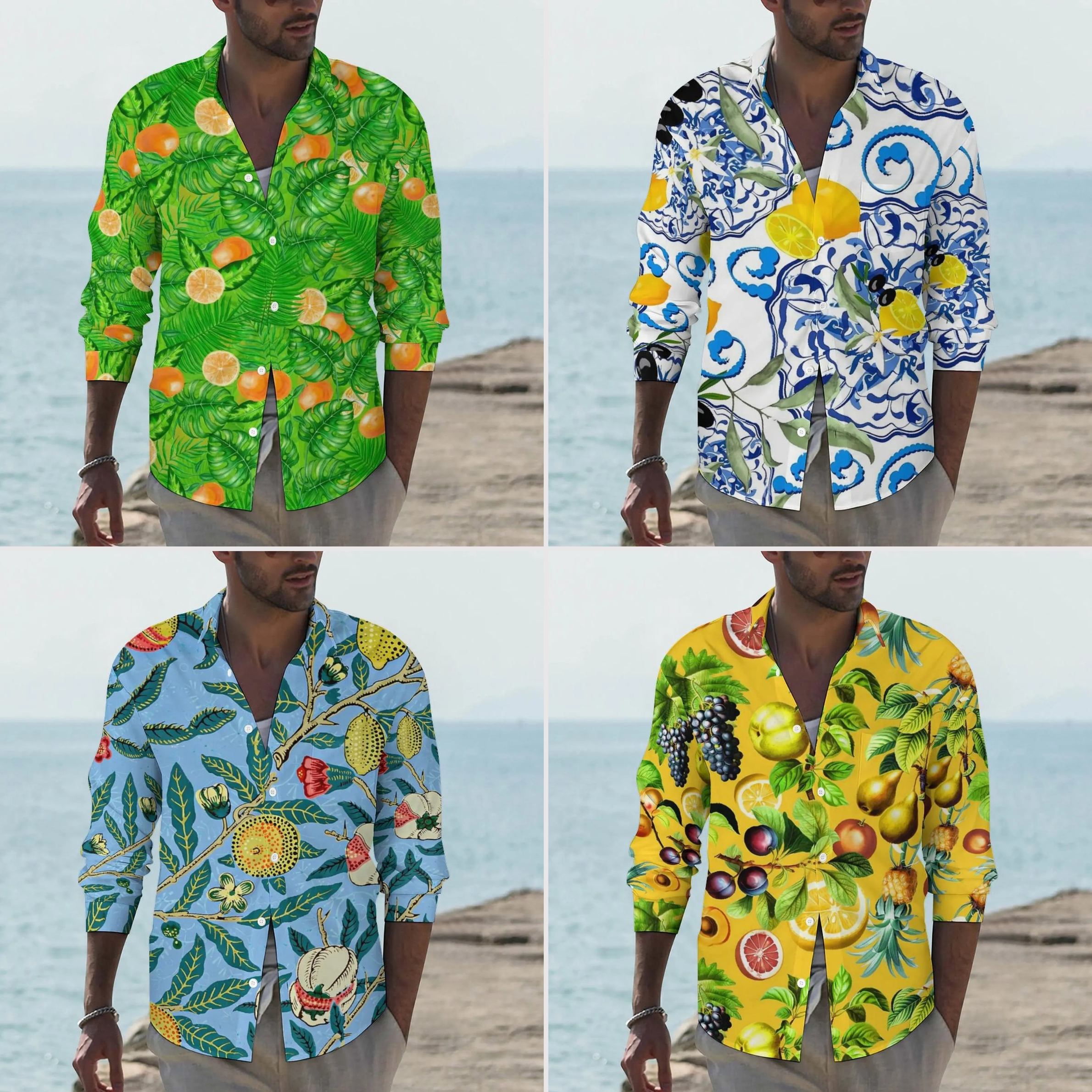 Sommer-Langarmshirt für Herren