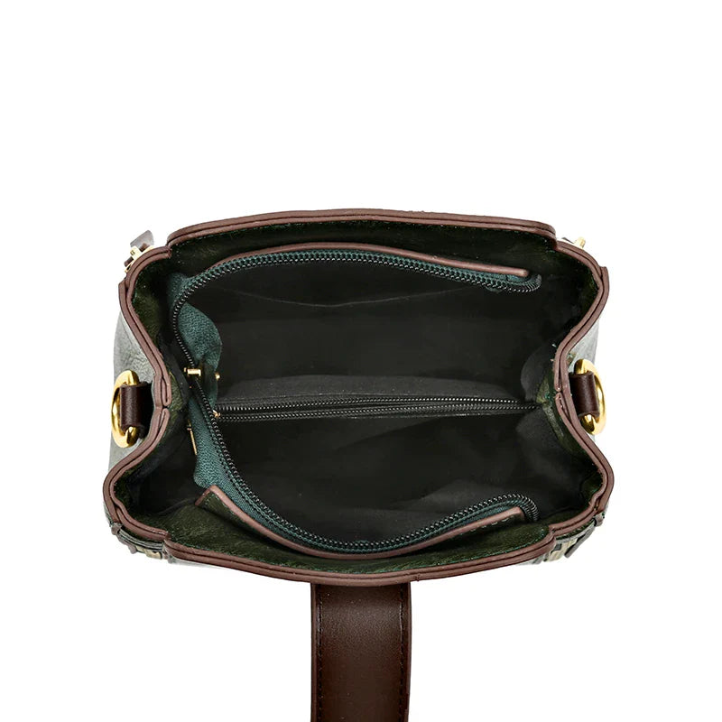 Mischa™ | Handtasche mit klassischer Eleganz und goldenen Akzenten