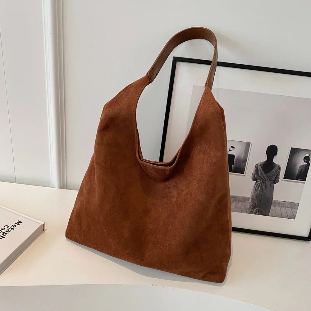 Luxuriöse Samt-Tote-Tasche Für Frauen