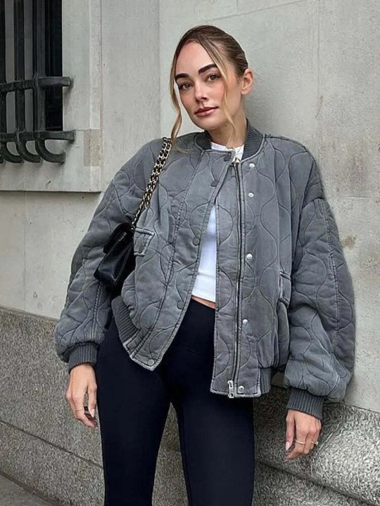 Nadine | Vielseitige Winter Retro Langarm Jacke