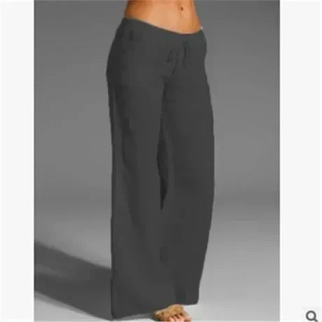Weiße Leinenhose Damen