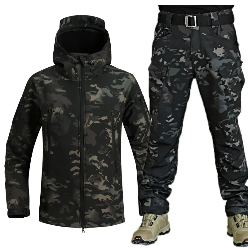 Windjacke und Outdoor-Hose (Kostenlose Hose und Gürtel)